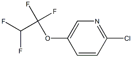 2-Chloro-5-(1,1,2,2-tetrafluoroethoxy)pyridine Struktur