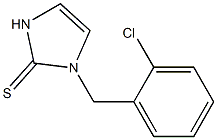 1-(2-Chlorobenzyl)-1,3-dihydro-2H-imidazole-2-thione Struktur