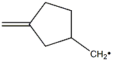 (3-Methylenecyclopentyl)methyl radical Struktur