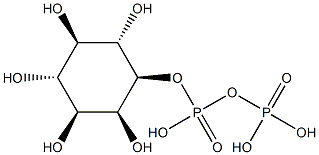 D-myo-Inositol 1-diphosphoric acid Struktur