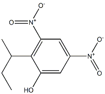 2-sec-Butyl-3,5-dinitrophenol Struktur