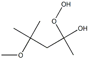 2-Methyl-2-methoxy-4-hydroxy-4-hydroperoxypentane Struktur