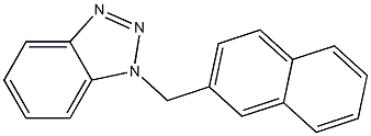 1-[(2-Naphtyl)methyl]-1H-benzotriazole Struktur