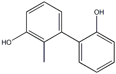 2-Methyl-1,1'-biphenyl-2',3-diol Struktur