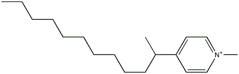 1-Methyl-4-(1-methylundecyl)pyridinium Struktur