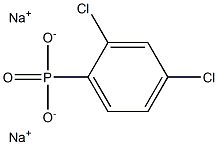 2,4-Dichlorophenylphosphonic acid disodium salt Struktur