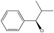 (+)-[(R)-1-Chloro-2-methylpropyl]benzene Struktur