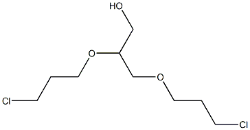 2,3-Bis(3-chloropropoxy)-1-propanol Struktur