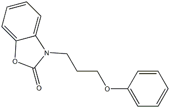 3-(3-Phenoxypropyl)benzoxazol-2(3H)-one Struktur