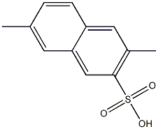 3,7-Dimethyl-2-naphthalenesulfonic acid Struktur