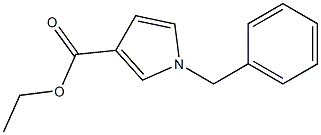 1-Benzyl-1H-pyrrole-3-carboxylic acid ethyl ester Struktur