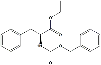 N-(Benzyloxycarbonyl)-L-phenylalanine vinyl ester Struktur