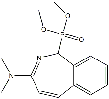 [3-(Dimethylamino)-1H-2-benzazepin-1-yl]phosphonic acid dimethyl ester Struktur