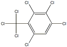 2,3,4,6-Tetrachloro-1-(trichloromethyl)benzene Struktur