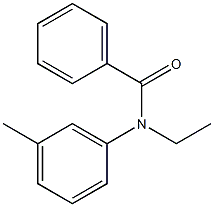 3-(N-Ethyl-N-benzoylamino)toluene Struktur