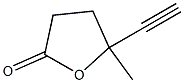 Dihydro-5-methyl-5-ethynylfuran-2(3H)-one Struktur