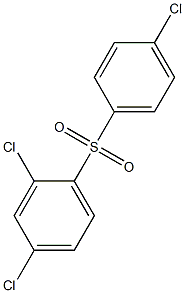 2,4-Dichlorophenyl 4-chlorophenyl sulfone Struktur