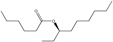 (+)-Hexanoic acid [(R)-nonane-3-yl] ester Struktur