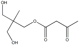 Acetoacetic acid 2,2-di(hydroxymethyl)propyl ester Struktur