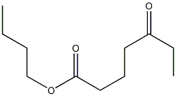 5-Oxoheptanoic acid butyl ester Struktur