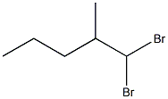 1,1-Dibromo-2-methylpentane Struktur