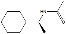 (-)-N-[(S)-1-Cyclohexylethyl]acetamide Struktur