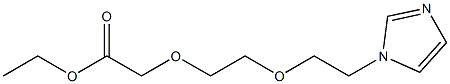 [2-[2-(1H-Imidazol-1-yl)ethoxy]ethoxy]acetic acid ethyl ester Struktur