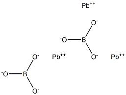 Boric acid lead(II) salt Struktur