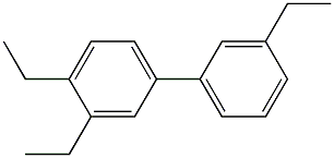 3,3',4-Triethyl-1,1'-biphenyl Struktur