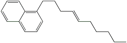 1-(4-Decenyl)naphthalene Struktur