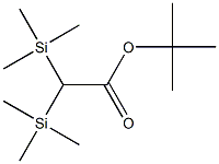 Bis(trimethylsilyl)acetic acid tert-butyl ester Struktur