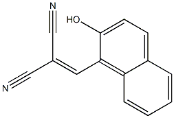 [(2-Hydroxy-1-naphthalenyl)methylene]malononitrile Struktur