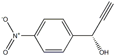 (R)-1-(4-Nitrophenyl)-2-propyn-1-ol Struktur