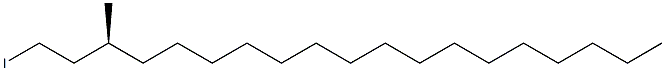 [S,(+)]-1-Iodo-3-methylnonadecane Struktur