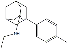 1-(4-Methylphenyl)-3-(ethylamino)adamantane Struktur