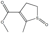 4,5-Dihydro-2-methyl-3-(methoxycarbonyl)thiophene 1-oxide Struktur