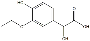 2-(3-Ethoxy-4-hydroxyphenyl)-2-hydroxyacetic acid Struktur