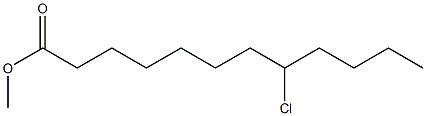 8-Chlorolauric acid methyl ester Struktur