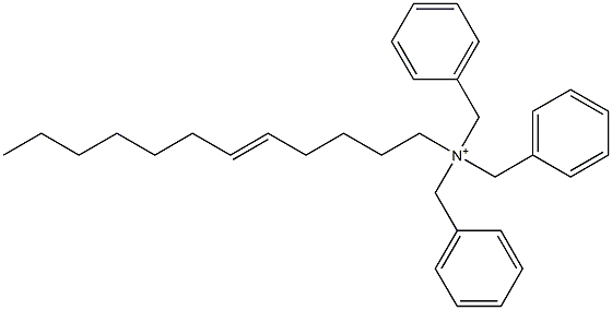 (5-Dodecenyl)tribenzylaminium Struktur