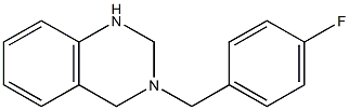 3-(4-Fluorobenzyl)-1,2,3,4-tetrahydroquinazoline Struktur