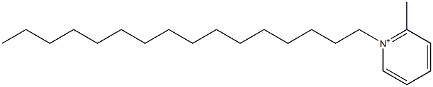 1-Hexadecyl-2-methylpyridinium Struktur