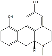 (6aR)-5,6,6a,7-Tetrahydro-6-methyl-4H-dibenzo[de,g]quinoline-2,11-diol Struktur