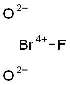 Fluorobromine(V)dioxide Struktur