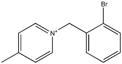 4-Methyl-1-(2-bromobenzyl)pyridinium Struktur