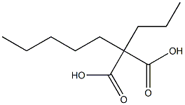 Nonane-4,4-dicarboxylic acid Struktur