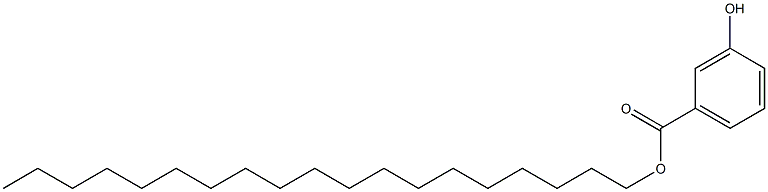 3-Hydroxybenzoic acid nonadecyl ester Struktur