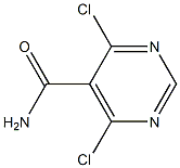 5-Carbamoyl-4,6-dichloropyrimidine Struktur