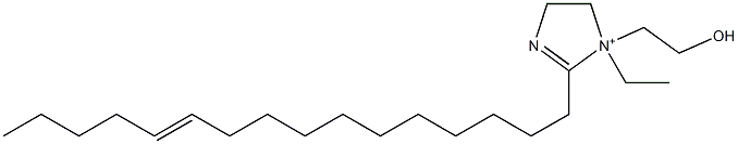 1-Ethyl-2-(11-hexadecenyl)-1-(2-hydroxyethyl)-2-imidazoline-1-ium Struktur