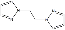 1,2-Bis(1H-pyrazole-1-yl)ethane Struktur