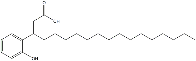 3-(2-Hydroxyphenyl)stearic acid Struktur